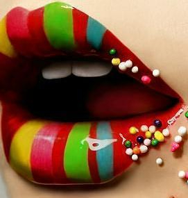 colorful lips